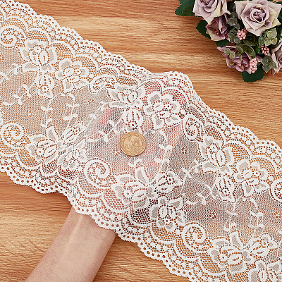 Elastic Lace Trim OCOR-WH0057-09A-02-1