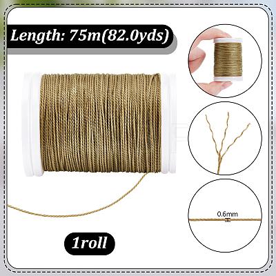 Round Polyester Sewing Threads OCOR-WH0108-39C-1