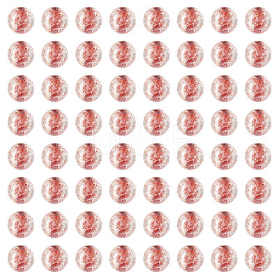 100Pcs Crackle Transparent Glass Beads GLAA-TADJ0001-12H-1