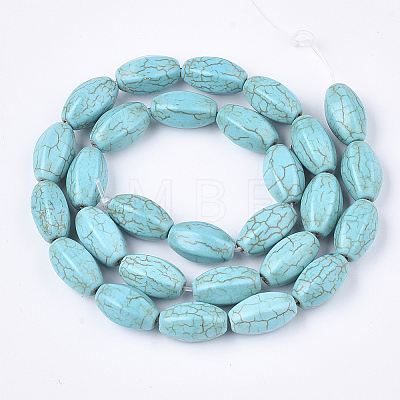 Synthetic Turquoise Beads Strands X-TURQ-S391-08B-1