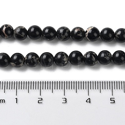 Synthetic Imperial Jasper Dyed Beads Strands G-D077-A01-01B-1