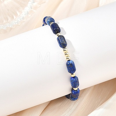Natural Gemstone & Synthetic Non-magnetic Hematite Beaded Stretch Bracelets for Women Men BJEW-JB13827-1