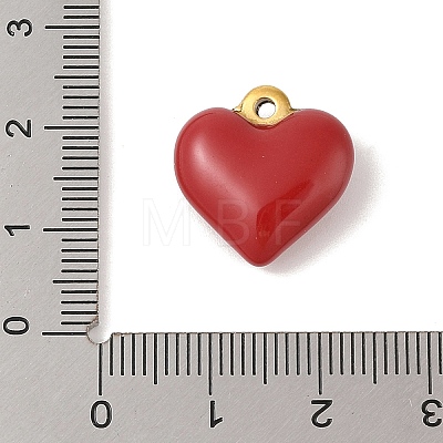 304 Stainless Steel Enamel Pendants STAS-M071-02G-1