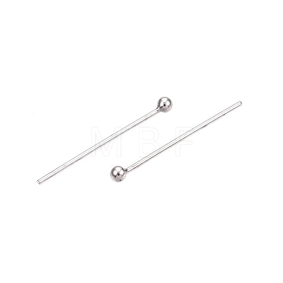 Anti-Tarnish 925 Sterling Silver Ball Head Pins STER-N016-0.4x15mm-P-1