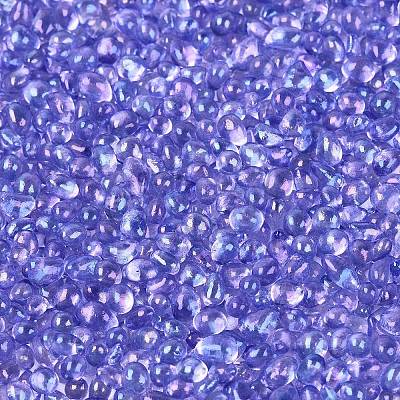 Transparent Electroplate Glass Beads EGLA-Q138-01H-1