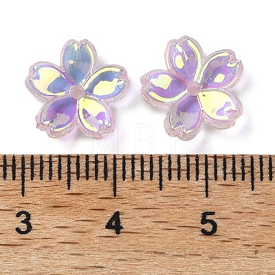 Transparent ABS Plastic Beads Cap FIND-B043-03C-1