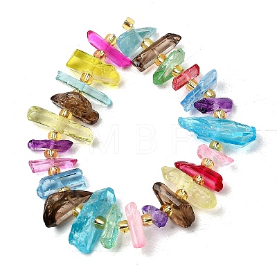 Natural Quartz Crystal Beads Strands G-F800-E09-1