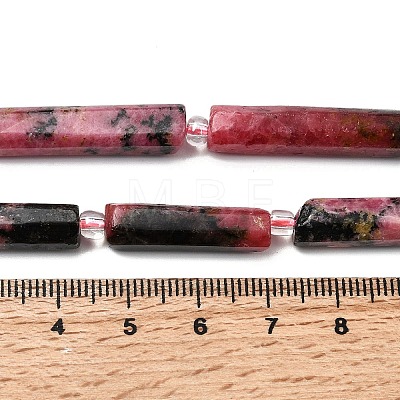 Natural Rhodonite Beads Strands G-D353-A08-1