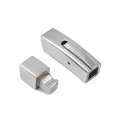 Non-Tarnish 316 Stainless Steel Bayonet Clasps STAS-K282-08B-P-1