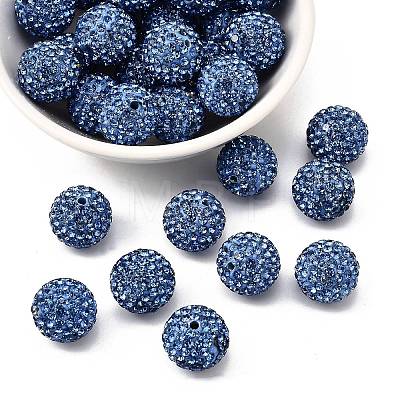 Pave Disco Ball Beads LS-RB-Q195-14mm-2-1