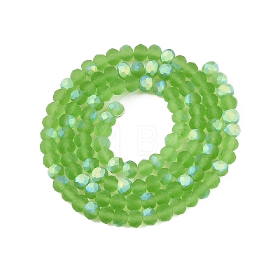 Transparent Glass Beads Strands EGLA-A044-T4mm-MB11-1