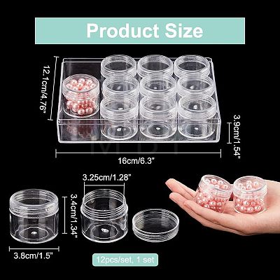 Plastic Bead Containers CON-WH0085-48B-1