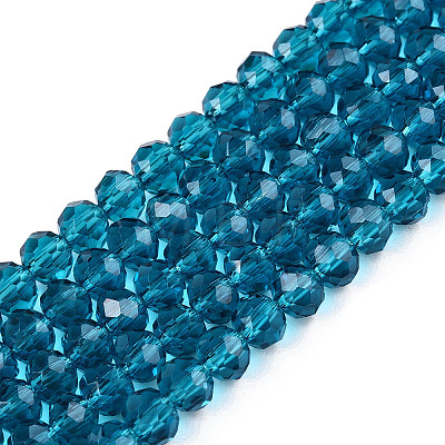 Glass Beads Strands EGLA-A044-T1mm-D27-1