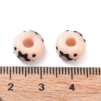 Glass Hand Drawn Beads SEED-M011-04A-03-1