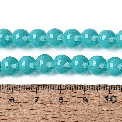 Transparent Glass Imitation Cat Eye Beads Strands GLAA-Q110-01B-07-1