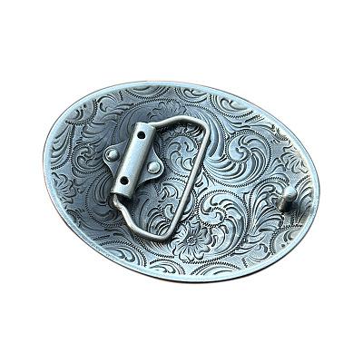 Tibetan Style Alloy Belt Buckle PW-WGAB3F9-01-1