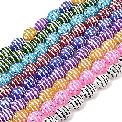 Glass Imitation Jade Beads GLAA-L051-02-1
