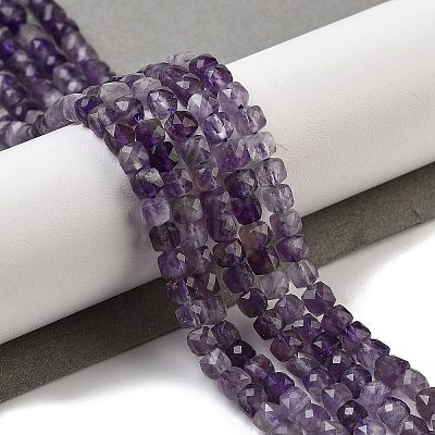 Natural Amethyst Beads Strands G-G140-C04-01-1