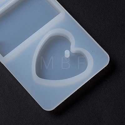 DIY Heart & Rectangle Pendant Food Grade Silicone Molds SIMO-C003-04-1