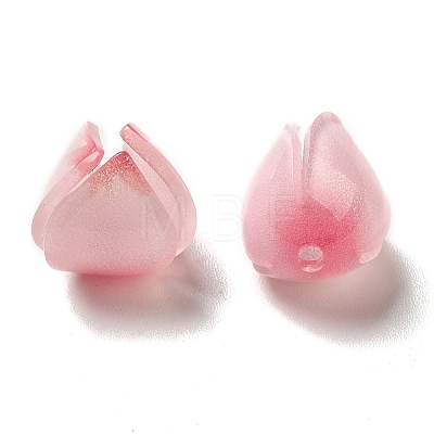 Simulation Lotus Shape Acrylic Beads SACR-C002-32-1