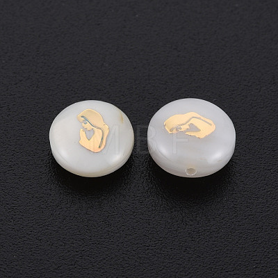 Natural Freshwater Shell Beads SHEL-S278-065-1