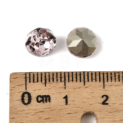 Glass Rhinestone Cabochons GLAA-A018-8mm-223-1