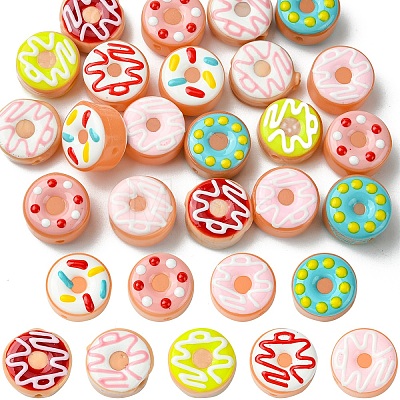 10Pcs Handmade Lampwork Beads LAMP-YW0001-31-1