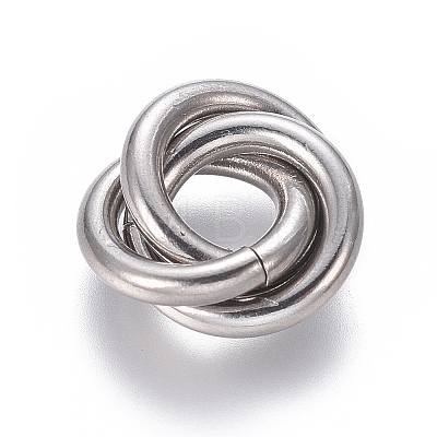 Tarnish Resistant 304 Stainless Steel Linking Rings LS-STAS-L239-01E-P-1