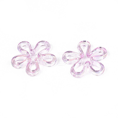 Plated UV Acrylic Beads LS-TACR-S161-04B-1