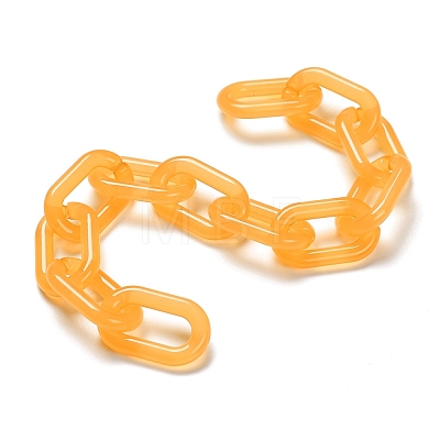 Handmade Imitation Jelly Acrylic Cable Chains AJEW-JB00703-01-1