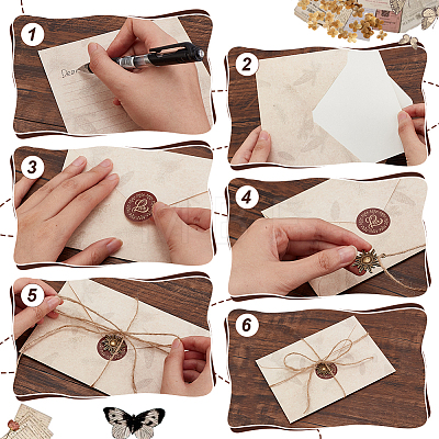 8 Sets 4 Style Paper Envelope DIY-FG0004-86-1
