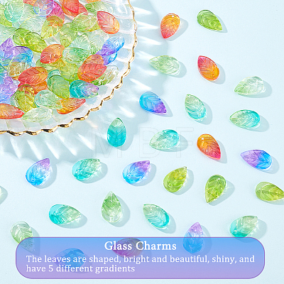  100Pcs 5 colors Glass Beads GLAA-NB0001-47-1