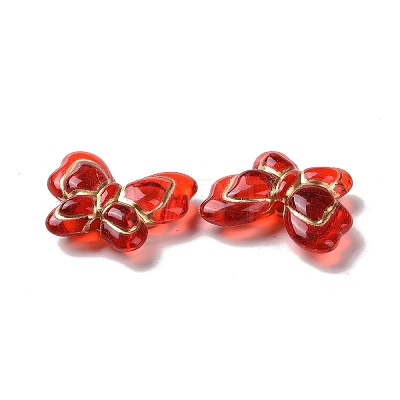 Transparent Acrylic Beads OACR-E015-13-1