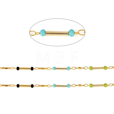 3.28 Feet Brass Bar Link Chains X-CHC-I033-02G-1