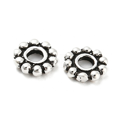 925 Thailand Sterling Silver Spacer Beads STER-D004-01B-AS-1