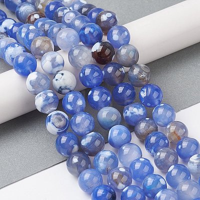 Natural Agate Beads G-C102-A01-01-1