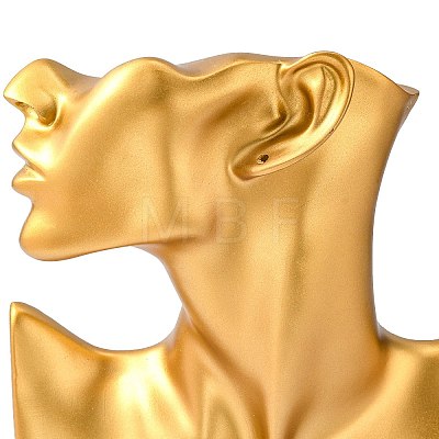 High End Resin Side Body Model Portrait Jewelry Stand NDIS-B001-03D-1