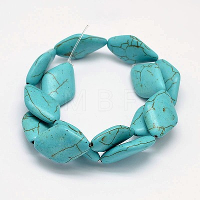 Synthetic Turquoise Bead Strands G-M150-31-1