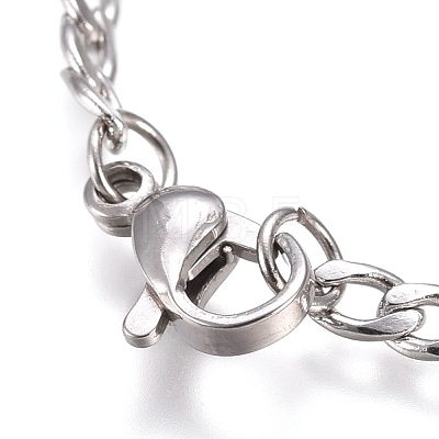 304 Stainless Steel Figaro Chain Necklaces NJEW-I065-33-A-1