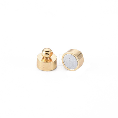 Brass Magnetic Clasps with Loops KK-Q765-007-NF-1