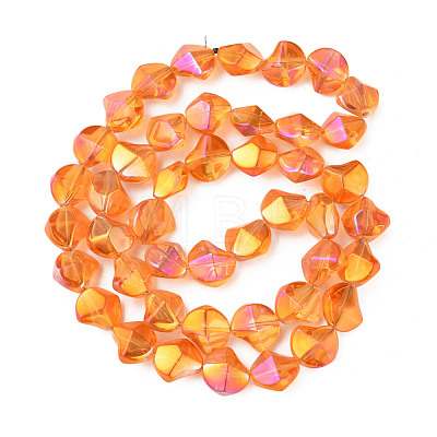 Electroplate Glass Beads Strands EGLA-N008-019-A05-1