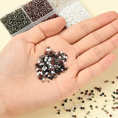 4500Pcs 6 Style 12/0 Glass Seed Beads SEED-YW0001-27E-1
