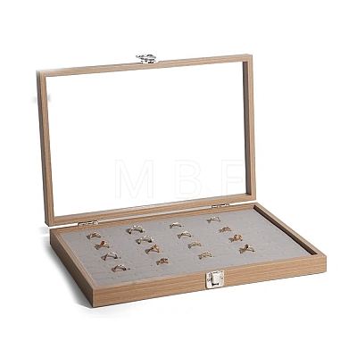 Rectangle Wooden Rings Presentation Boxes PW-WG90817-03-1