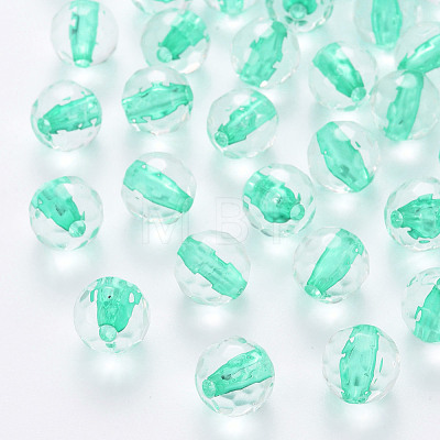 Transparent Acrylic Beads TACR-S154-10A-68-1