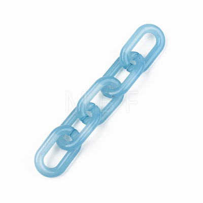 Imitation Jelly Acrylic Linking Rings OACR-T024-02-E05-1
