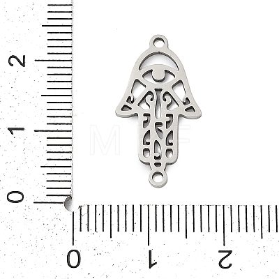 201 Stainless Steel Religion Laser Cut Connector Charms STAS-F316-37P-1