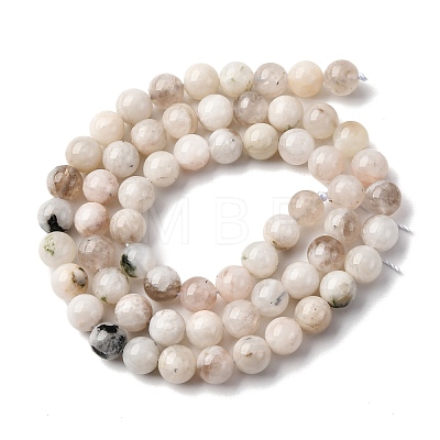 Natural White Moonstone Beads Strands G-I388-01-6mm-1
