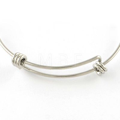 Adjustable 201 Stainless Steel Expandable Bangle Making STAS-R069-04-1