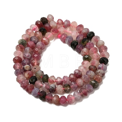 Natural Multicolor Tourmaline Beads Strands G-D110-E02-05-1