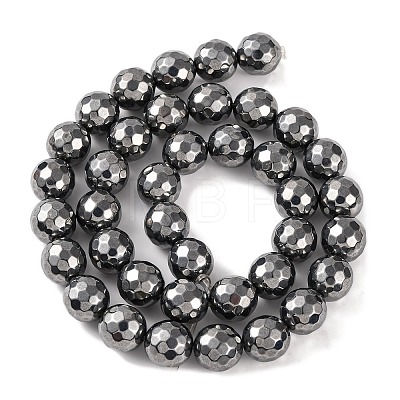 Terahertz Stone Beads Strands G-H027-H01-03-1